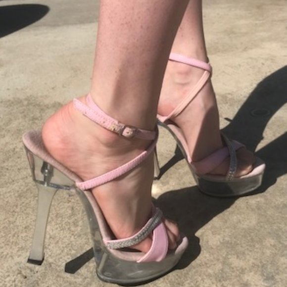 diamond stripper heels
